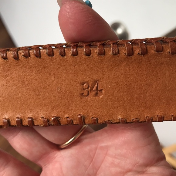 Colorful Guatemalan Woven Leather Vintage Belt - Picture 10 of 10